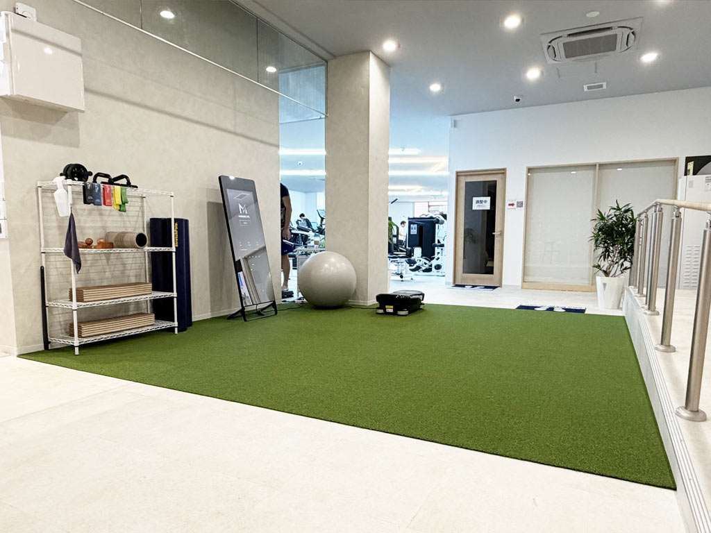 ポイント4 ストレッチエリア